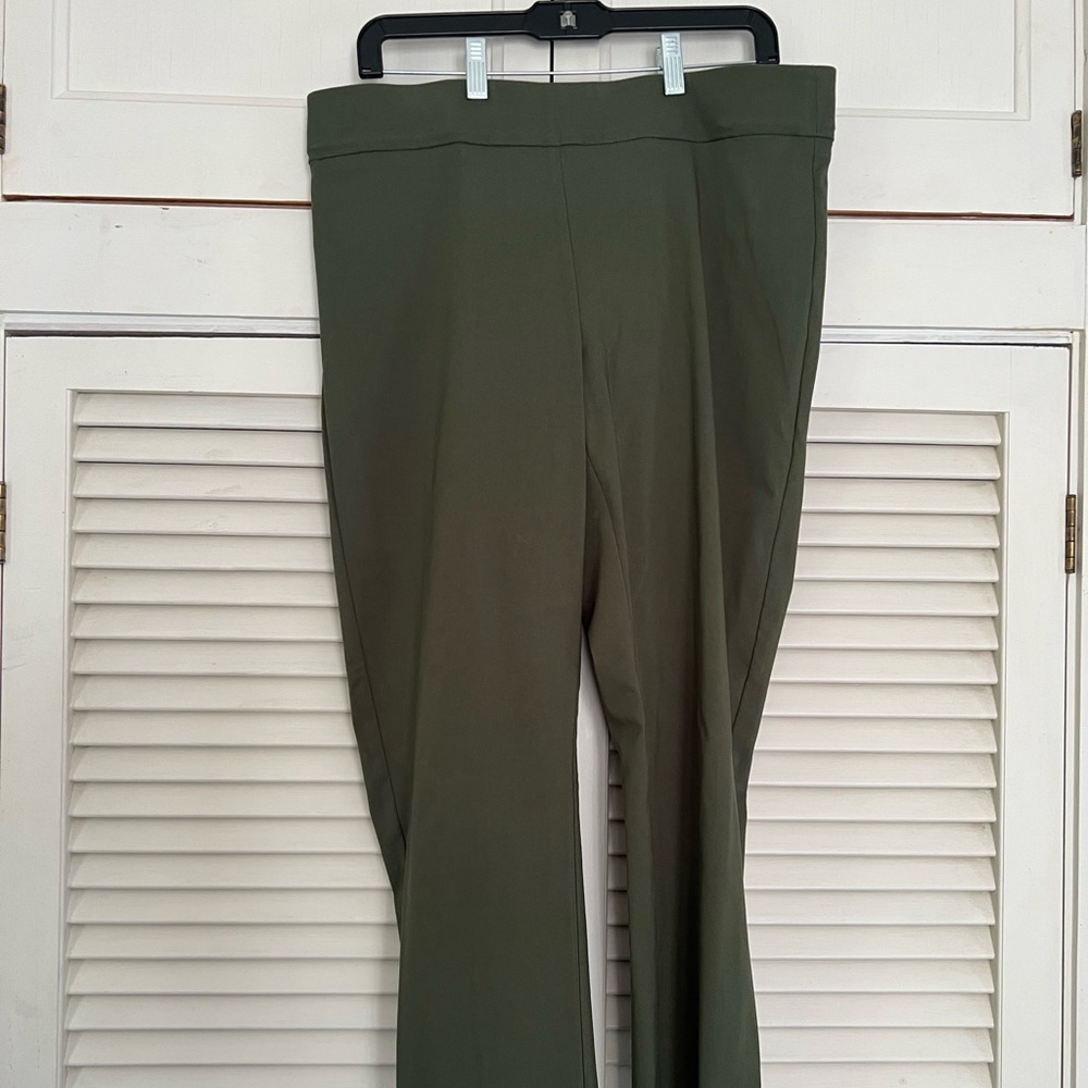 Cropped Olive Pants